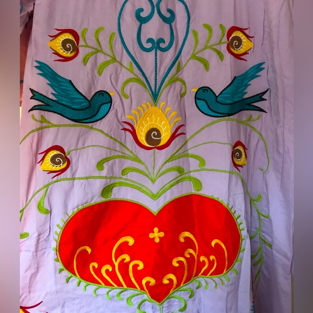 Embroidered Gown Lilac Strange Hearts Magic OSFM